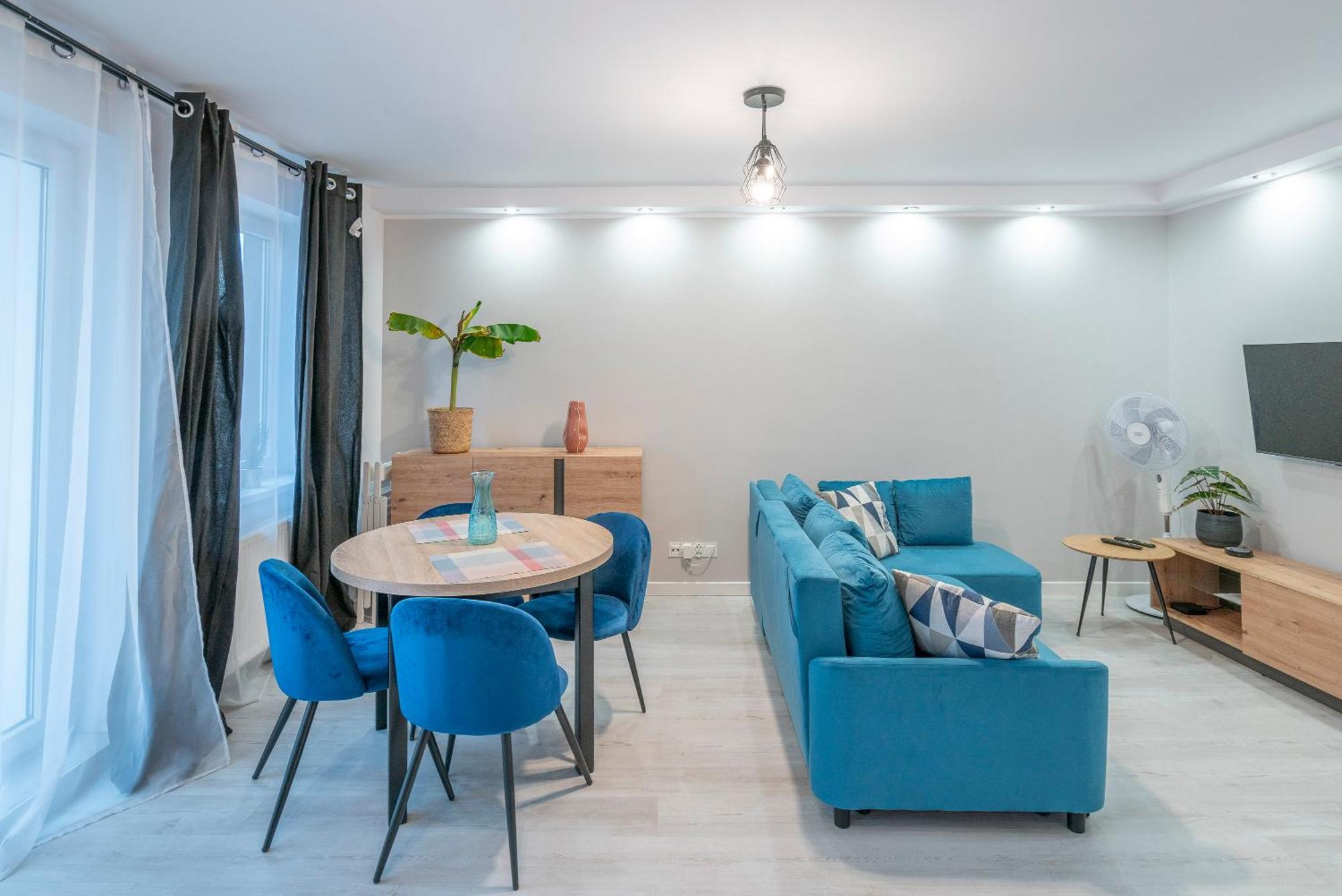 Stylowy Apartament Blue Self Check In 24H - Wroclaw — Zdjęcia 3